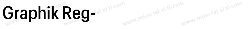 Graphik Reg字体转换